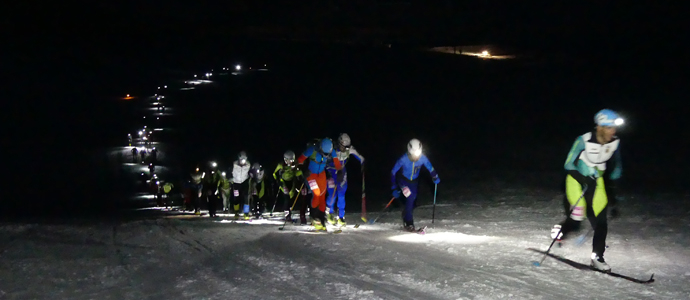 David Vzquez y Noelia Ortiz dominaron la II Ski Race Herradura de Campoo