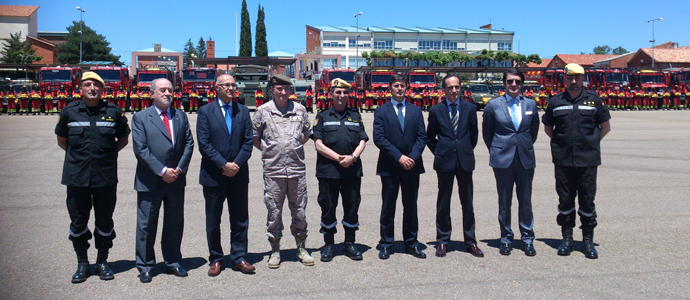 El delegado del Gobierno visit el V Batalln de Intervencin en Emergencias de la UME