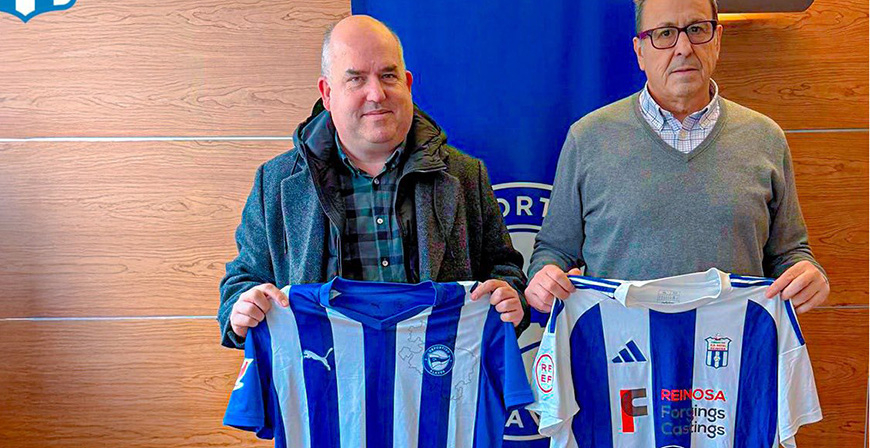 El CD Naval y el Deportivo Alavs firman un acuerdo de colaboracin 
