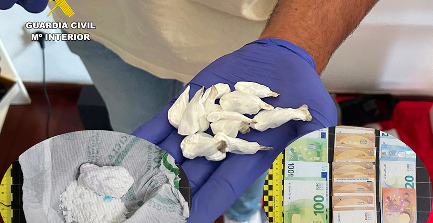 Desarticulado un punto de venta de droga al menudeo en Reoc�n 
