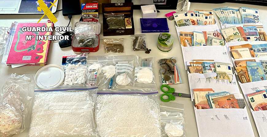 Desmantelado un punto de venta de cocana que se salda con 6 detenciones 