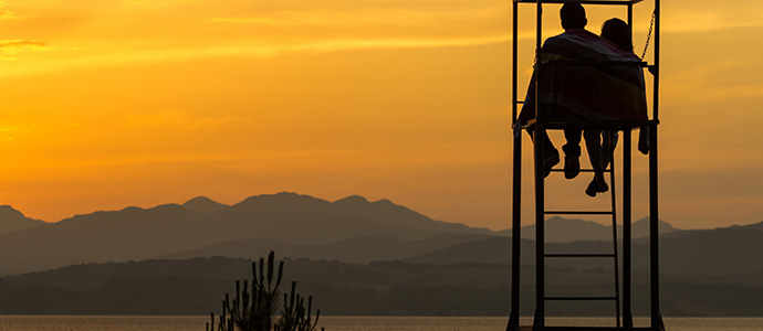 Despidiendo el atardecer