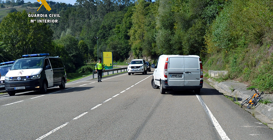 Detenido el conductor que arroll a un ciclista en Santa Mara de Cayn
