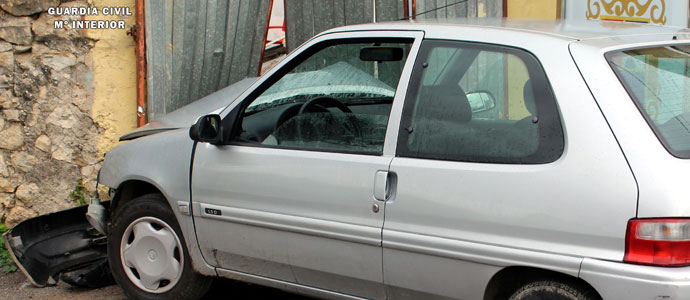 Detenido por denunciar la sustraccin de un vehculo con el que se haba accidentado