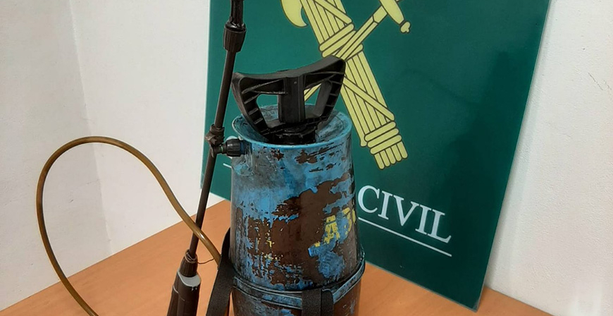 Detenido un hombre como presunto autor de dos incendios forestales
