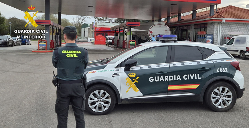 Detenido por incendiar una caseta que se encontraba al lado de una gasolinera 
