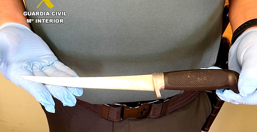Detenido un joven de 19 aos tras cometer un robo con intimidacin con un cuchillo deshuesador