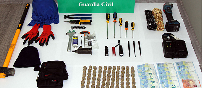 Detenido un ladrn especializado en la apertura de cerraduras en bares