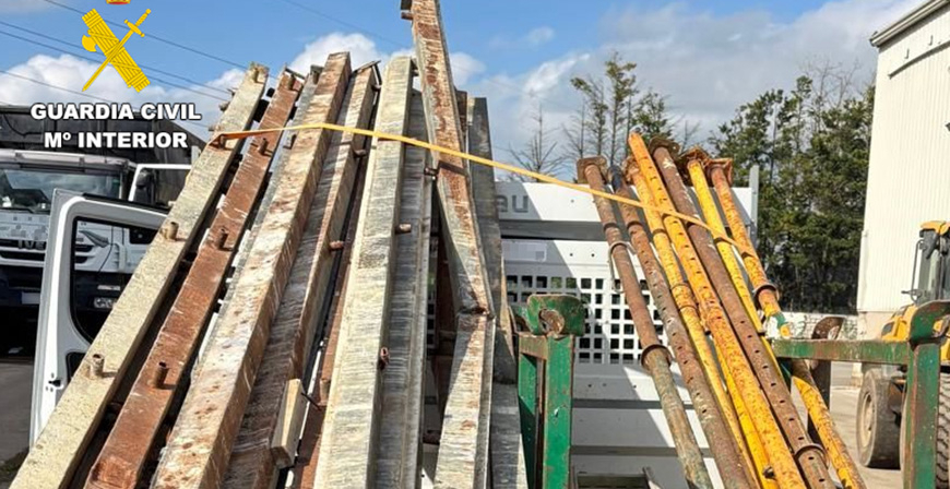 Un detenido por sustraer unos 27.000 euros en materiales de construcci�n de una obra