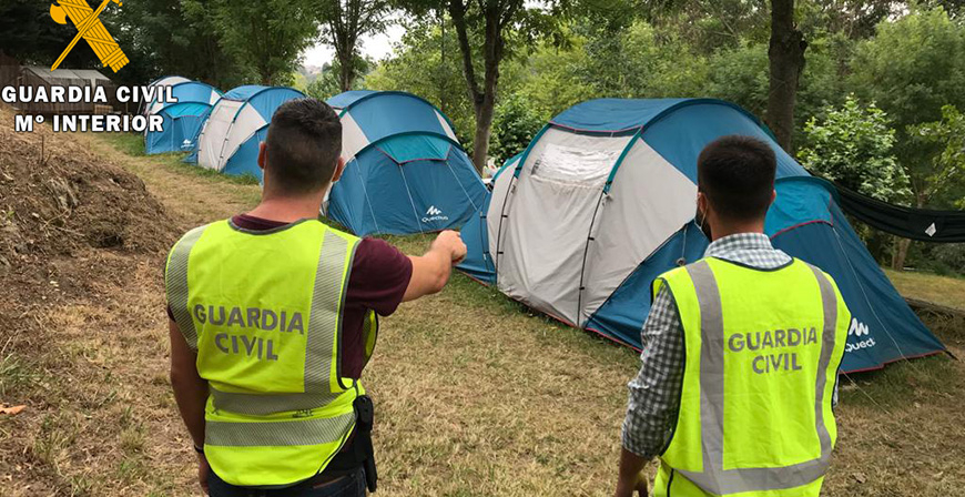 Detenido por sustraer presuntamente ms de 100 efectos en dos campings