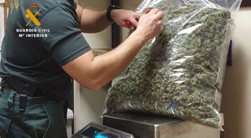 Detenidos dos hombres con 38 kilos de marihuana para una asociacin cannabica