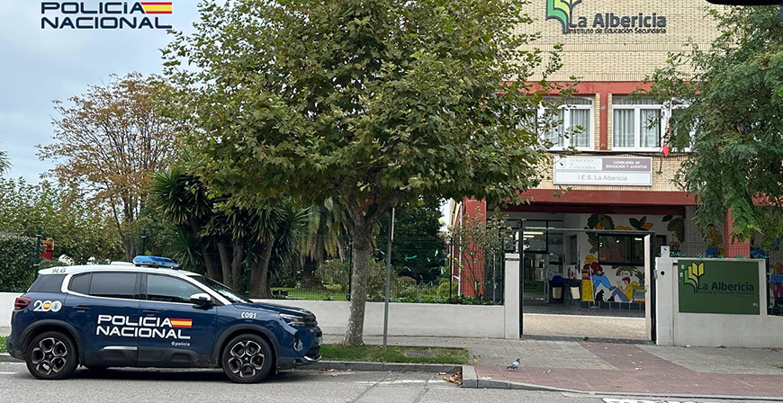 Detenidos dos menores por un aviso falso de bomba en un instituto