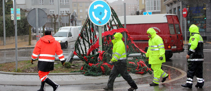 Un da de Nochebuena agitado y pasado por agua