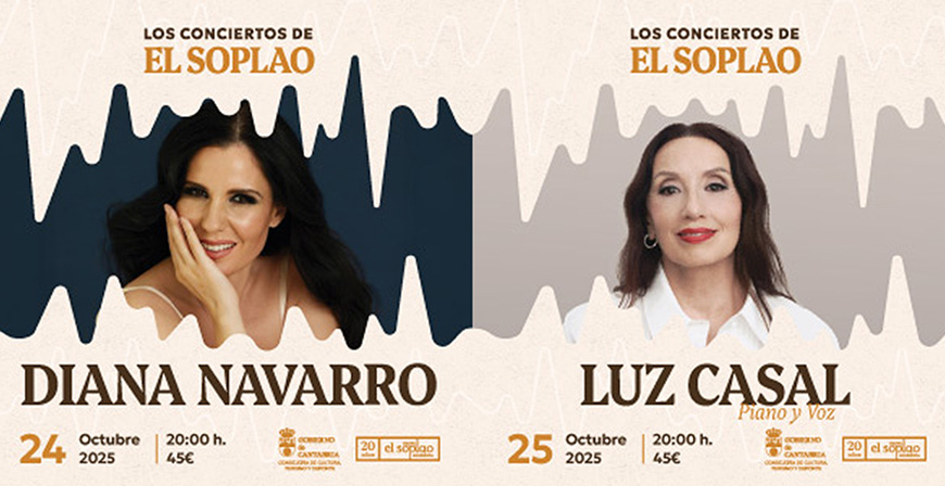 Diana Navarro y Luz Casal actan este fin de semana en 'Los Conciertos de El Soplao, el escenario ms antiguo del mundo'