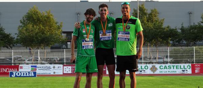 Diego Cabello, plata en el Campeonato de Espaa de 400 metros vallas
