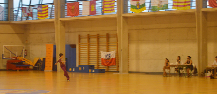 Diego Calvo, campen alevn Regional de Patinaje sobre ruedas