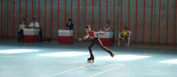 Diego Calvo, campen regional benjamn de Patinaje Artstico