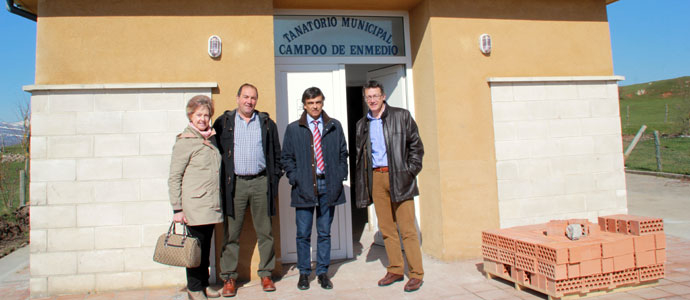 El director de Salud Pblica visita las obras de la captacin de agua de Matamorosa y el tanatorio