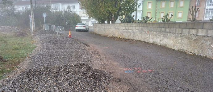 El arranque de la calle La Vega de Matamorosa gana en anchura