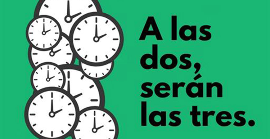 Este domingo comienza el horario de verano