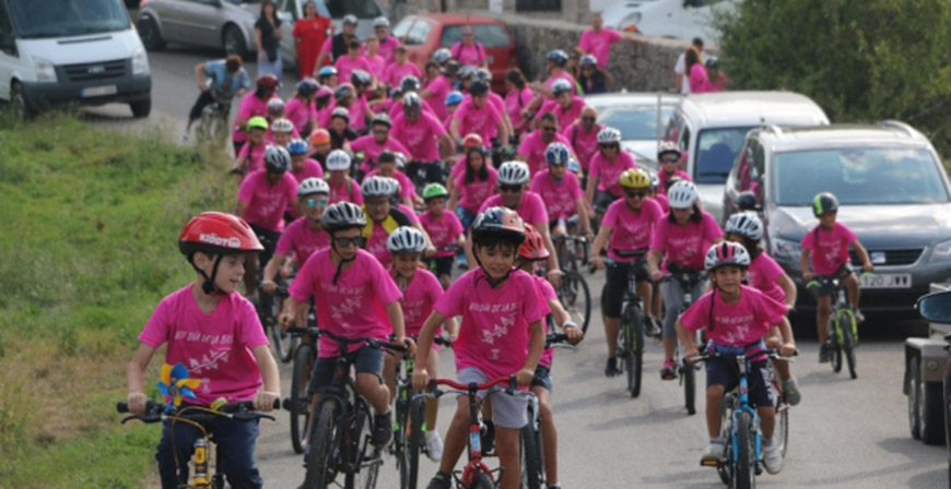 El domingo, Da de la Bicicleta en Campoo de Yuso