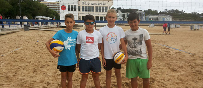 Dos campurrianos acudirn al Nacional de clubes de voley-playa en categora infantil