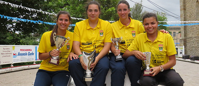 Dos jugadoras de Campoo de Yuso alcanzaron el podio del Regional de bolos