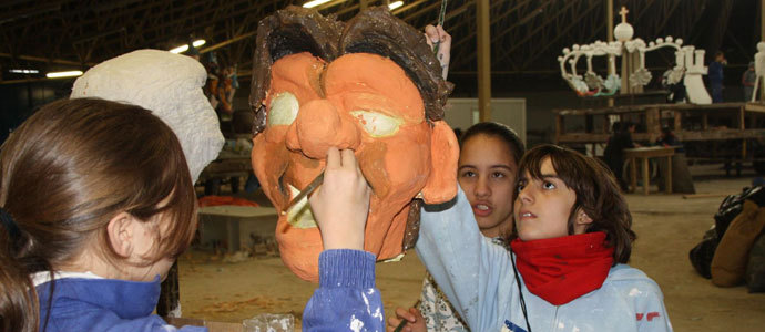 Dos meses entre yeso, varillas y pinceles