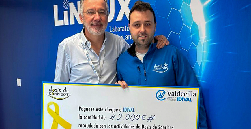Dosis de Sonrisas ya ha recaudado ms de 10.000 euros para la investigacin en oncologa peditrica del IDIVAL
