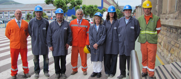 La Ejecutiva del PSOE visita la planta de Gerdau en Reinosa