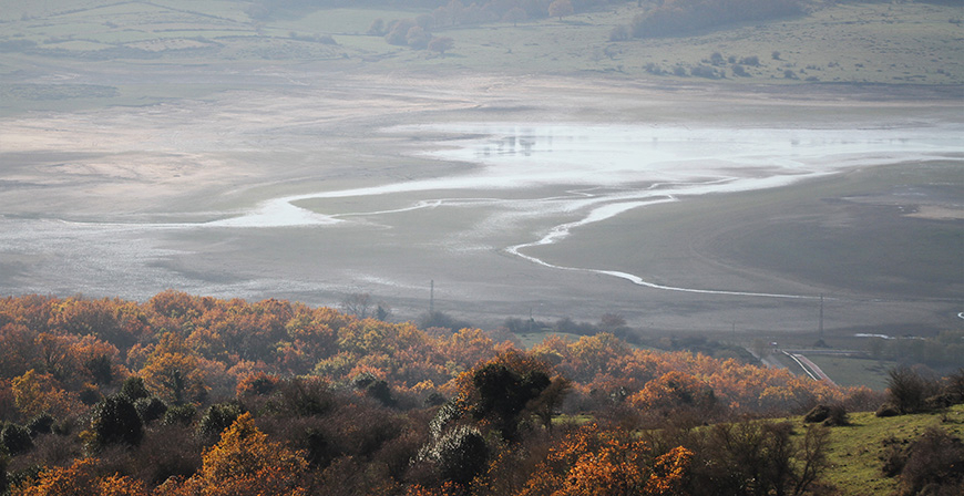 El Embalse del Ebro acumula el 28,8% menos de agua que la media de los ltimos cinco aos