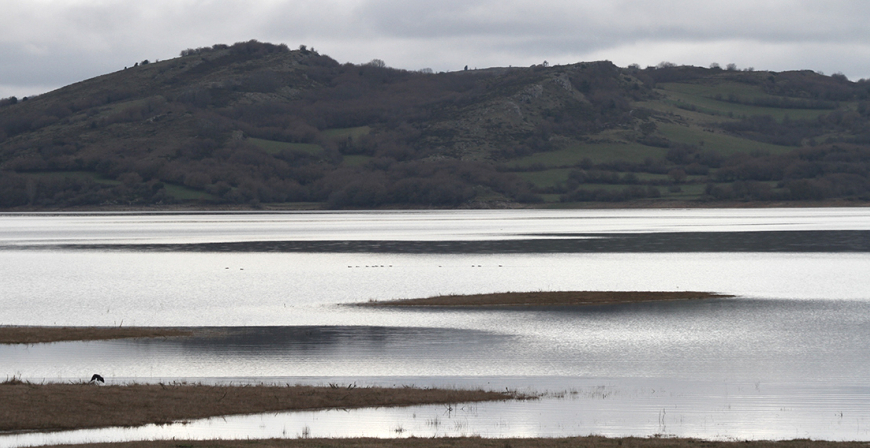 El Embalse del Ebro est al 63% de su capacidad y dobla la cantidad de agua que retena el ao pasado en febrero