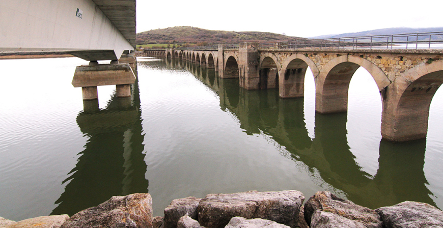 El Embalse del Ebro est al 63% de su capacidad y dobla la cantidad de agua que retena el ao pasado en febrero