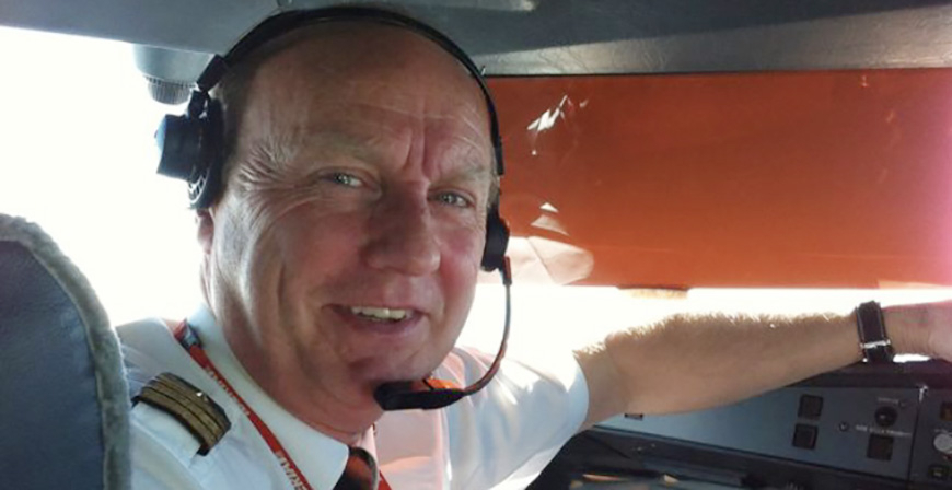 Nuestro piloto toma tierra