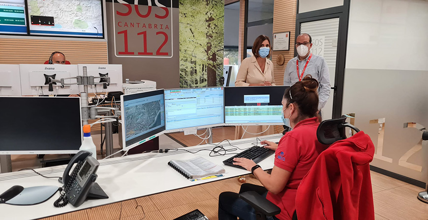 Las emergencias coordinadas este verano por el 112 Cantabria se reducen en un 20 por ciento 