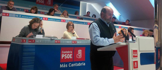 Emiliano Corral interviene en el comit regional del PSC-PSOE