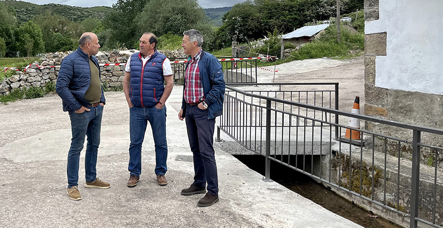 Enmedio mejora la seguridad contra las inundaciones en Cañeda
