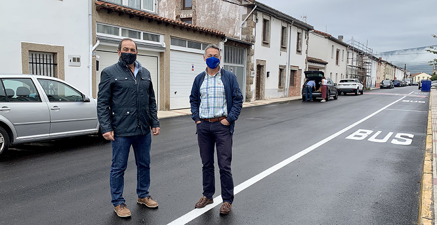 Enmedio mejora los viales de Matamorosa y Caeda