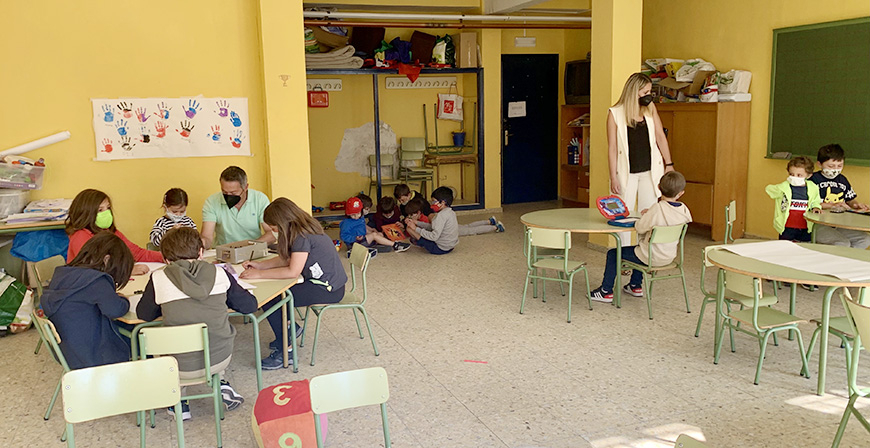 Enmedio pone en marcha la ludoteca municipal con grupos burbuja y aforo reducido