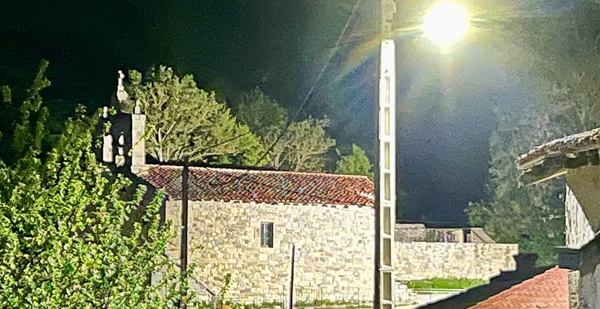 Enmedio renueva con led el alumbrado pblico de Nestares, Fresno del Ro, Aradillos y Cervatos