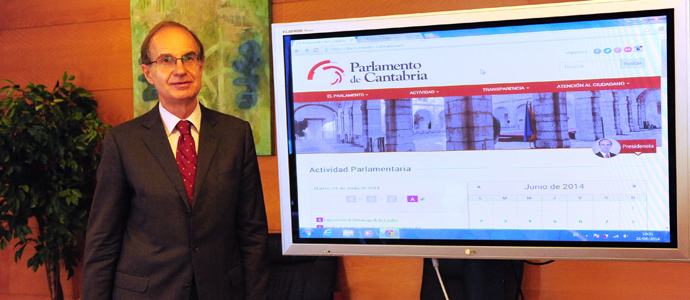 Entra en funcionamiento el registro electrnico del Parlamento de Cantabria