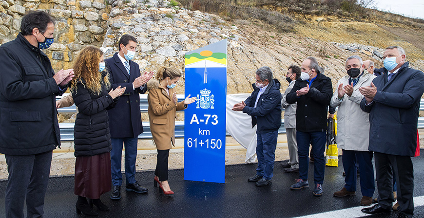 Entran en servicio los 12 kilmetros de la A-73 entre Pedrosa de Valdelucio y Bscones de Valdivia