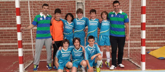 El equipo alevn sala del San Jos se proclama campen de Cantabria