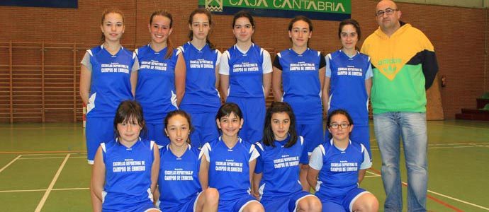 El equipo de baloncesto infantil de Enmedio cay en casa ante el Kells College