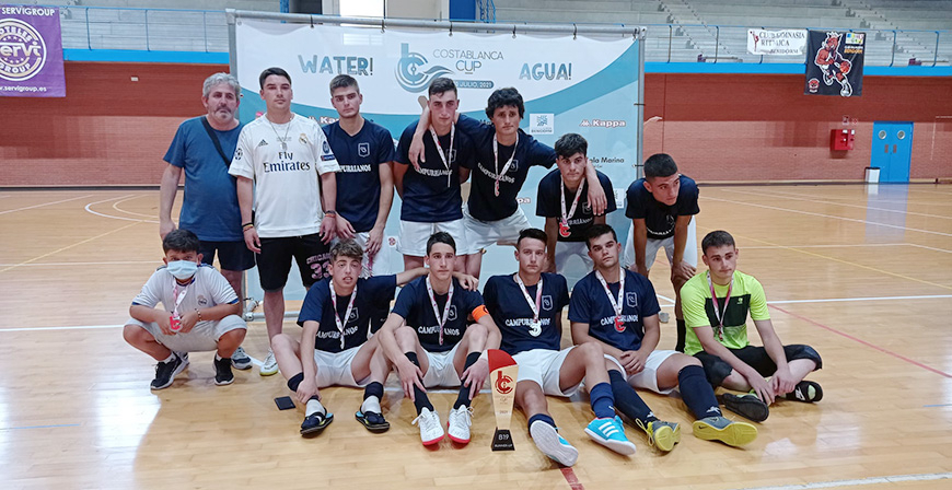 El equipo Campurrianos FS logra el subcampeonato del torneo Costa Blanca Futsal Cup de Benidorm