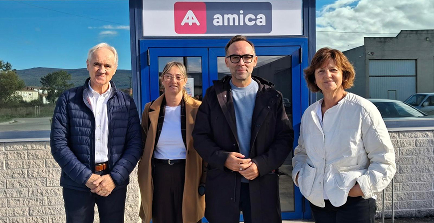 El Equipo de Gobierno de Reinosa visita las instalaciones de Amica en la ciudad