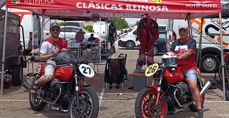 El equipo Motos Cl�sicas Reinosa logra unos buenos resultados en Aranda y conf�a en ser admitido en la carrera de La Ba�eza