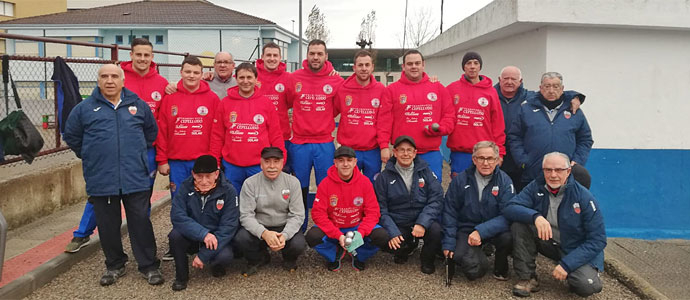 El equipo de petanca de Reinosa empat en Santander