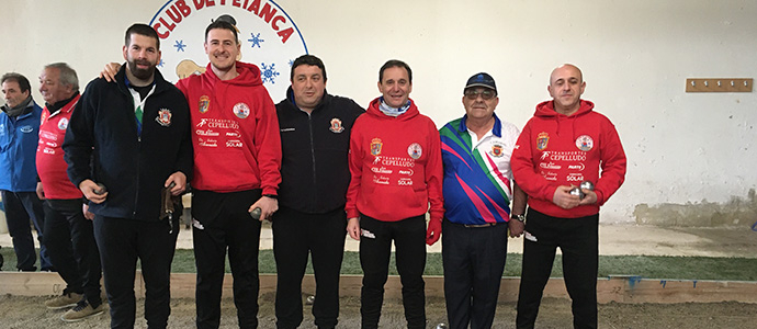 Los equipos reinosanos se juegan la Liga de Petanca en la ltima jornada