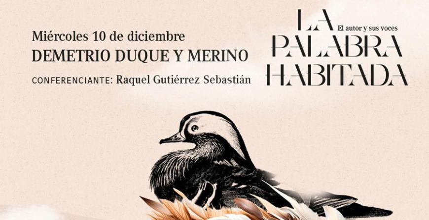 El escritor reinosano Demetrio Duque y Merino protagonizar el ciclo 